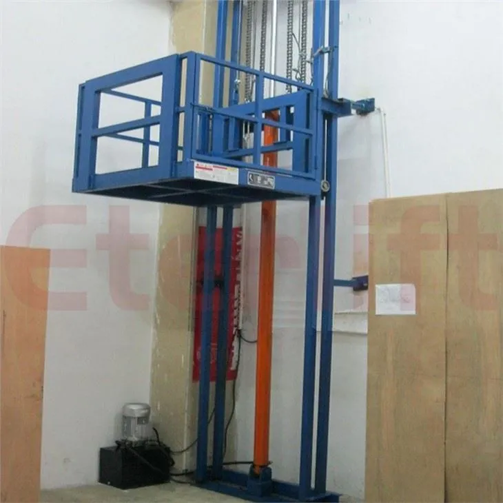 China Factory 1Tloading 3m Height Freight Elevators Lift Cargo