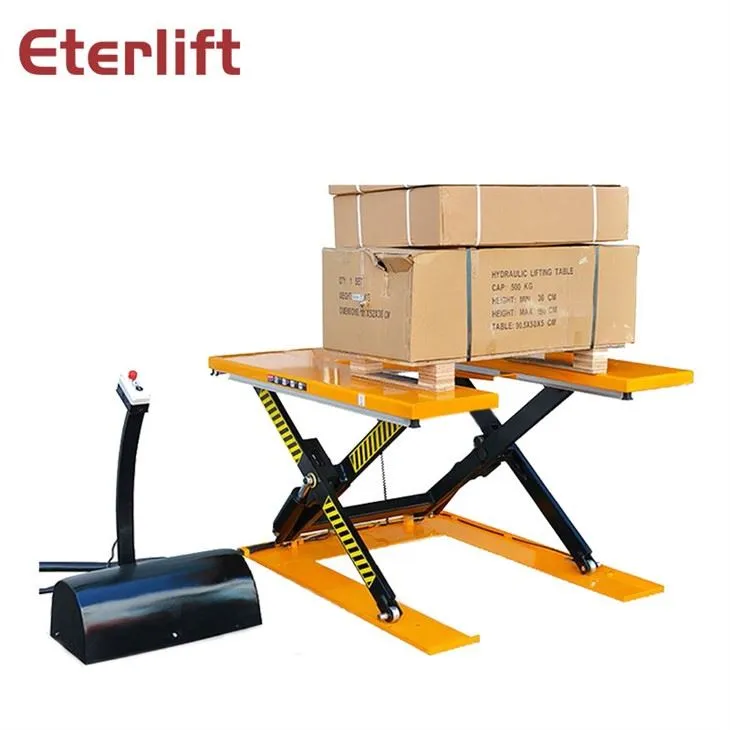 Sabit Hidrolik Elektrikli Makas Kaldırma Masaları