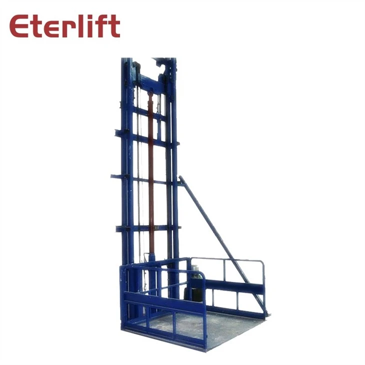 3m Lifting Height Rail Freight Elevator For Warehouse