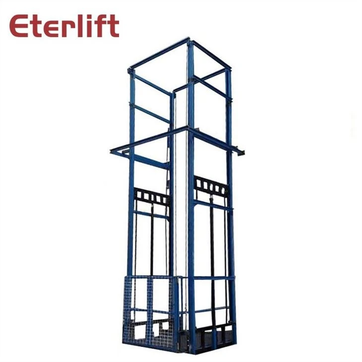 3m Lifting Height Rail Freight Elevator For Warehouse